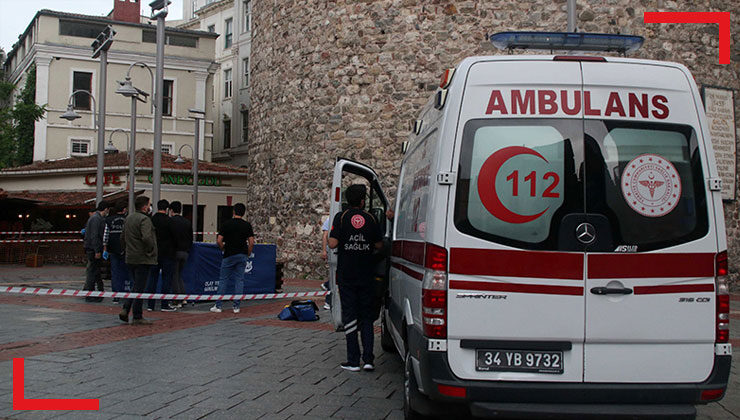 Galata Kulesi’nden düşen genç kadın tüm çabalara rağmen hayatını kaybetti