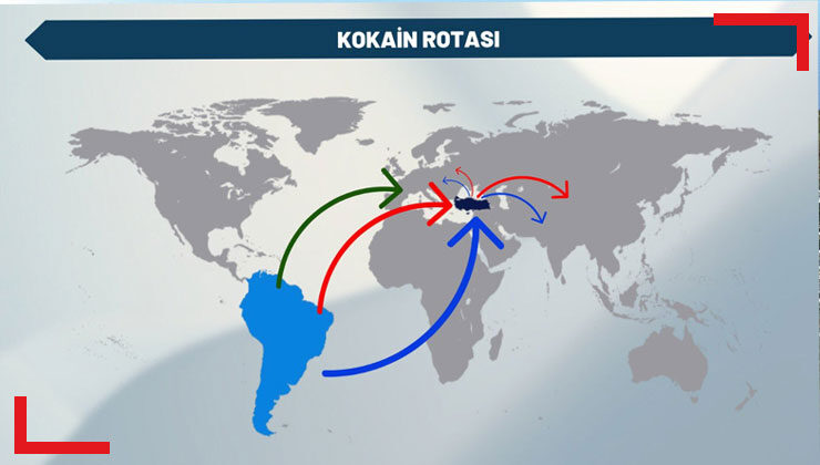 Emniyet kokainin yeni rotasını açıkladı