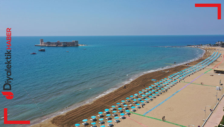 Mersin Büyükşehir’in plajlarında 3. Mavi Bayrak dalganıyor