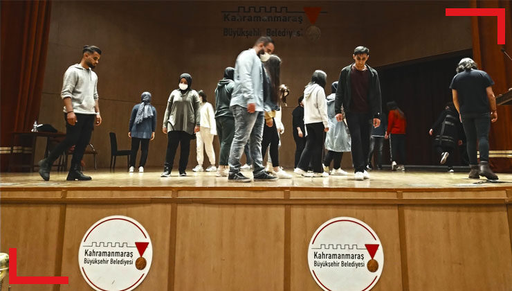 Sahne Maraş’ta Eğitimler Devam Ediyor