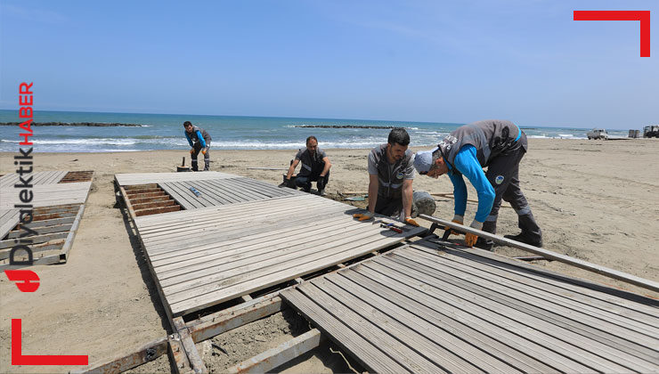 Sakarya Büyükşehir Sahilleri Yaza Hazırlıyor
