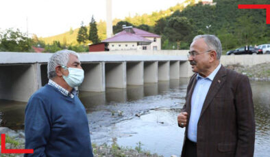 Köprü olmayan derelere basklı çözüm