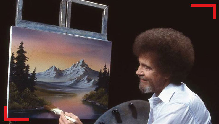 Bob Ross’un resimleri sanal sergiyle gezilebilecek