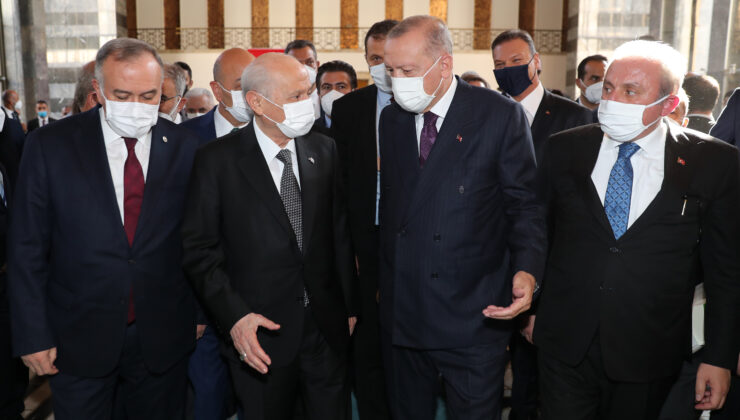 Erdoğan ve Bahçeli, TBMM’de görüştü