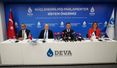 DEVA Partisi, güçlendirilmiş parlamenter sistem önerisini açıkladı: Asla eski sistemin eksik demokrasisi ile yetinmeyeceğiz