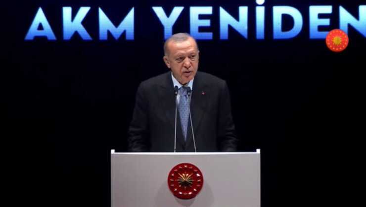 Atatürk Kültür Merkezi açılışında Erdoğan: Gezi olayları sırasında o binanın nasıl terör örgütlerinin gövde gösterisi yerine dönüştürüldüğünü unutmadık