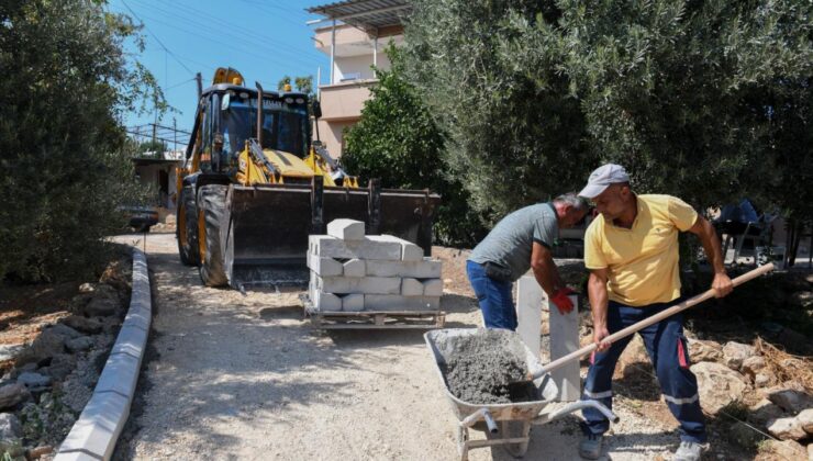 Yenişehir Belediyesi kırsal mahallelerin yol sorununu çözüyor