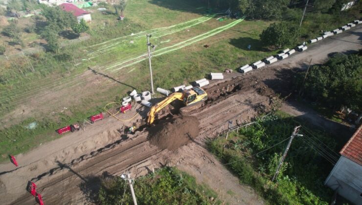 19 Mayıs İlçesi Atık Su Kollektör Hattı ve Yağmur Suyu imalatı bir ay içinde tamamlanacak