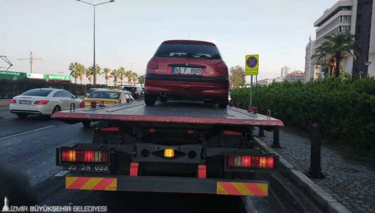 İzmir’in trafiğine ücretsiz çekici hizmeti  dokunuşu, dev sonuç verdi