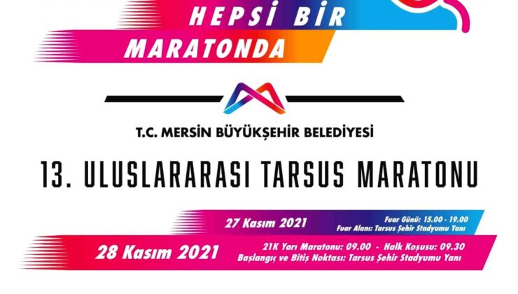 13. Uluslararası Tarsus Yarı Maratonuna sayılı günler kaldı