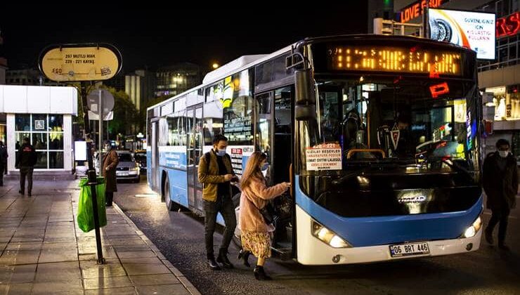 Ankara’da kadınlar akşam 7’den sonra EGO otobüslerinden istediği yerde inebilecek