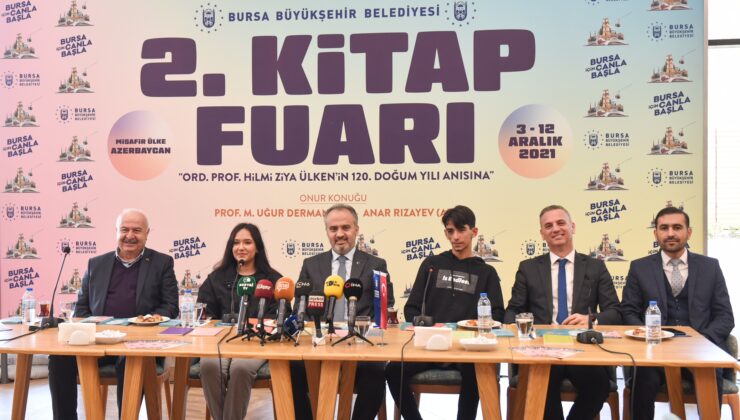 Bursa’da kitap fuarı başlıyor