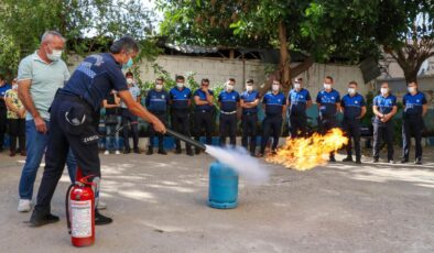 Mersin Büyükşehir Belediyesi’nde arama kurtarma ve yangın tahliye eğitimi verildi