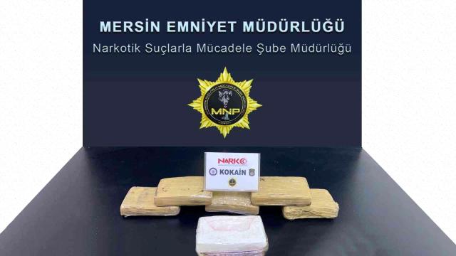 Mersin Limanında 6 kilo 750 gram kokain ele geçirildi