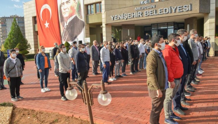 Mersin Yenişehir Belediyesi Atatürk’ü andı