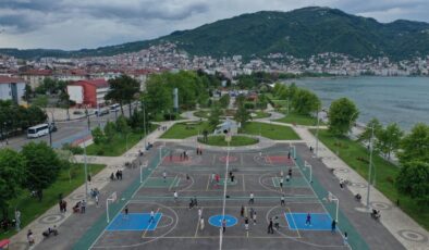 Ordu’da 16 ilçeye yeni spor sahası yapıldı