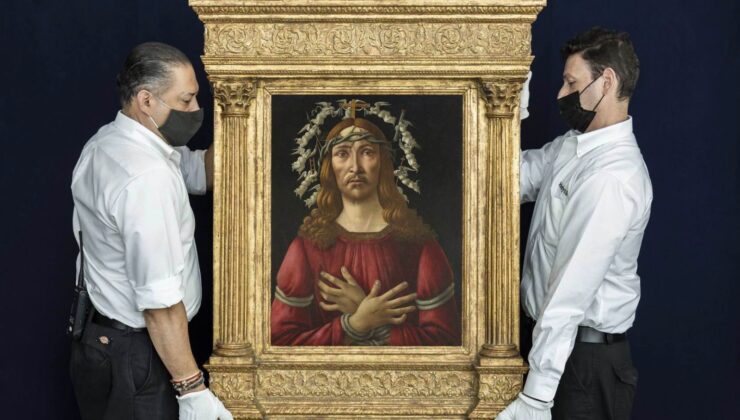 Botticelli’nin “Kederin Adamı” 45,4 milyon dolara satıldı￼