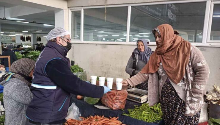 AYDIN BÜYÜKŞEHİR BELEDİYESİ SOĞUK SABAHLARI SICAK ÇORBAYLA ISITIYOR￼