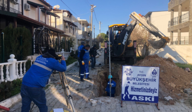 ASKİ ÇALIŞIYOR AYDIN’IN ALTYAPISI YENİLENİYOR￼