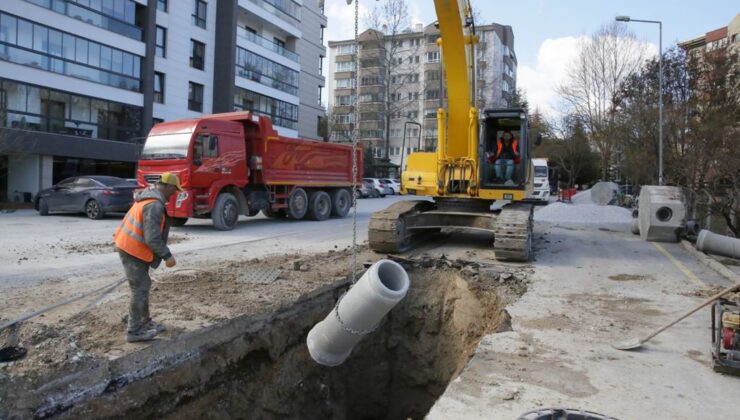 ASKİ MUTLUKENT MAHALLESİ’NİN SU BASKINI SORUNUNU ÇÖZÜYOR