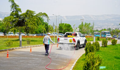 Kahramanmaraş’ta Ortak Kullanım Alanlarında Dezenfeksiyon Uygulaması￼￼