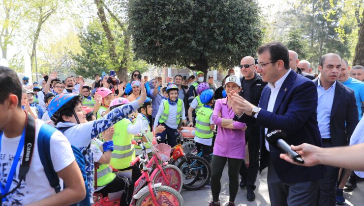 İMAMOĞLU’NDAN BİSİKLETLİLERE MÜJDE: İSTANBUL’DA BİSİKLET YOLLARI ARTIYOR