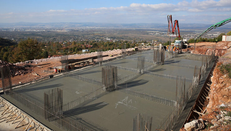 Kocaeli Teleferik projesinde temel betonu atıldı