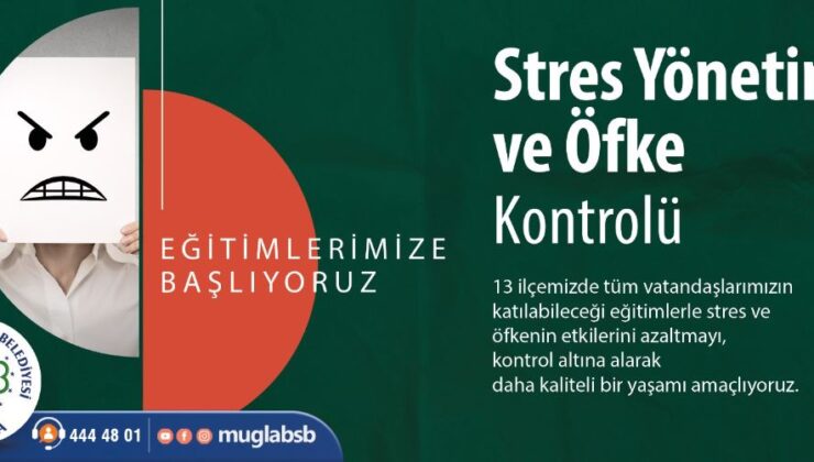Muğla Büyükşehir’den Halka Yönelik Stres Ve Öfke Kontrolü Eğitimi