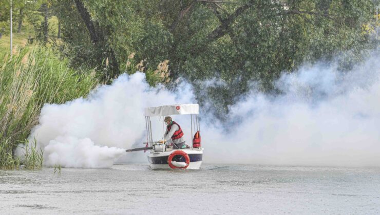 ANKARA BÜYÜKŞEHİR BELEDİYESİNDEN KENTİN DÖRT BİR YANINDA VEKTÖRLE MÜCADELE