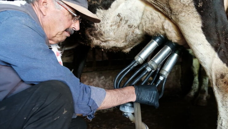Büyükşehir Belediyesi Akçaenişli süt üreticilerinin yüzünü güldürdü