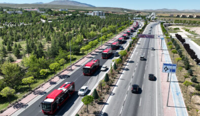 Otobüsler Konya’da Günlük 97.000 Km Yol Kat Ediyor