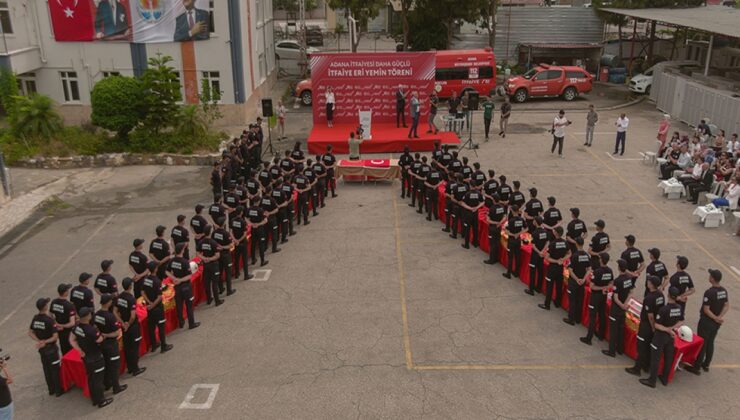 70 İtfaiye Eri Memuru Yemin Ederek Göreve Başladı