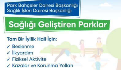 İzmir’de “Sağlığı Geliştiren Parklar”