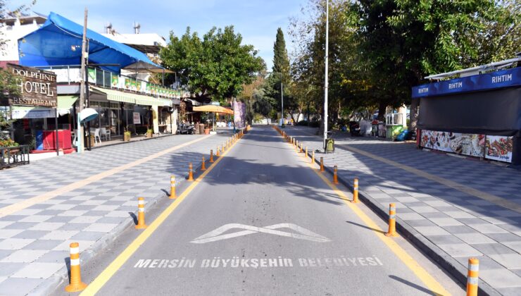 Mersin Büyükşehir Belediyesi İskele Yolu’nda Yaptığı Çalışmalarla Turizmi Canlandırıyor