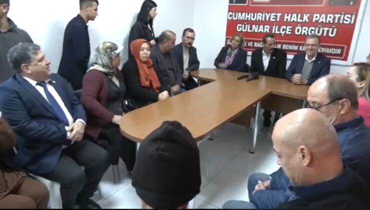 Seçer, CHP Gülnar İlçe Başkanlığı’nı ziyaret ederek partilileriyle bir araya geldi