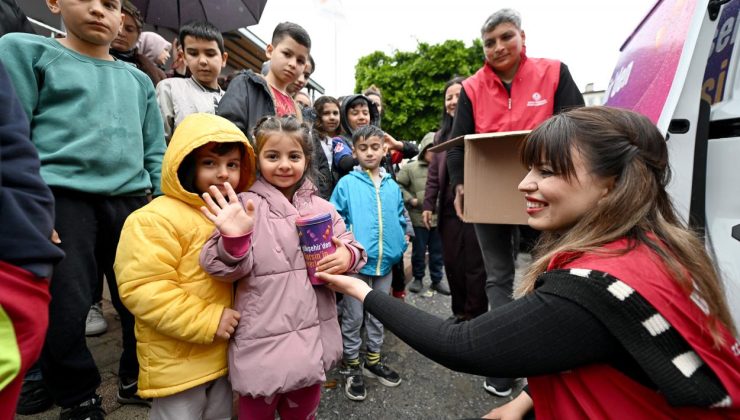 Mersin Büyükşehir, Bayramda çocukları Sevindirdi…