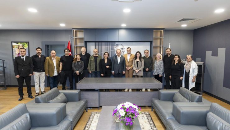 Şehir Tiyatroları Genel Sanat Yönetmenlerinden Başkan Seçer’e Ziyaret