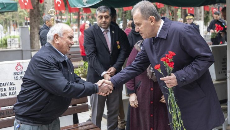 Başkan Seçer, Bayram Arifesinde Şehitliği Ziyaret Etti ve Kent Protokolü ile Bayramlaştı