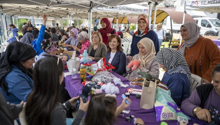 Mersin Büyükşehir’in ‘Evimiz Atölye’ Projesi İle Kadınlar Sosyalleşiyor, Üretiyor ve Kazanıyor