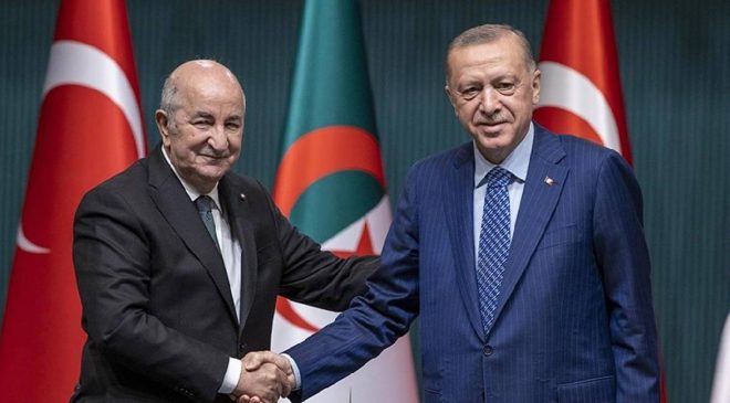 Cumhurbaşkanı Erdoğan ve Cezayir Cumhurbaşkanı Tebbun görüştü