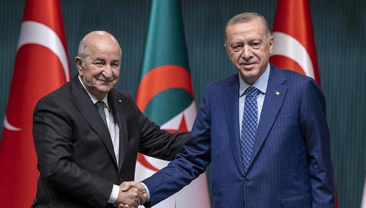 Cumhurbaşkanı Erdoğan ve Cezayir Cumhurbaşkanı Tebbun görüştü