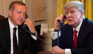 Erdoğan ile Trump telefonda görüştü