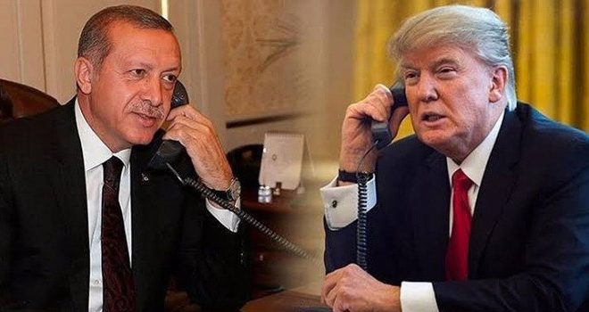 Erdoğan ile Trump telefonda görüştü