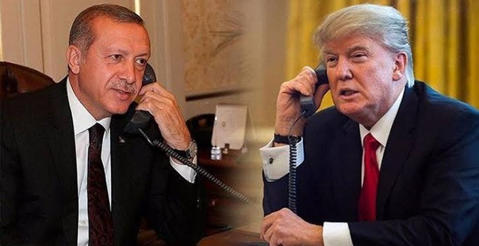 Erdoğan ile Trump telefonda görüştü