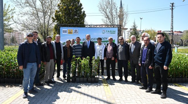 KONYA BÜYÜKŞEHİR ÇİFTÇİLERİN YANINDA