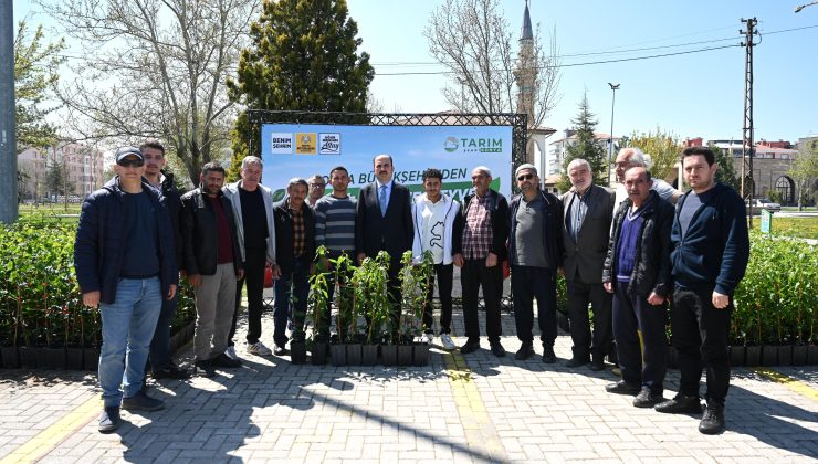 KONYA BÜYÜKŞEHİR ÇİFTÇİLERİN YANINDA