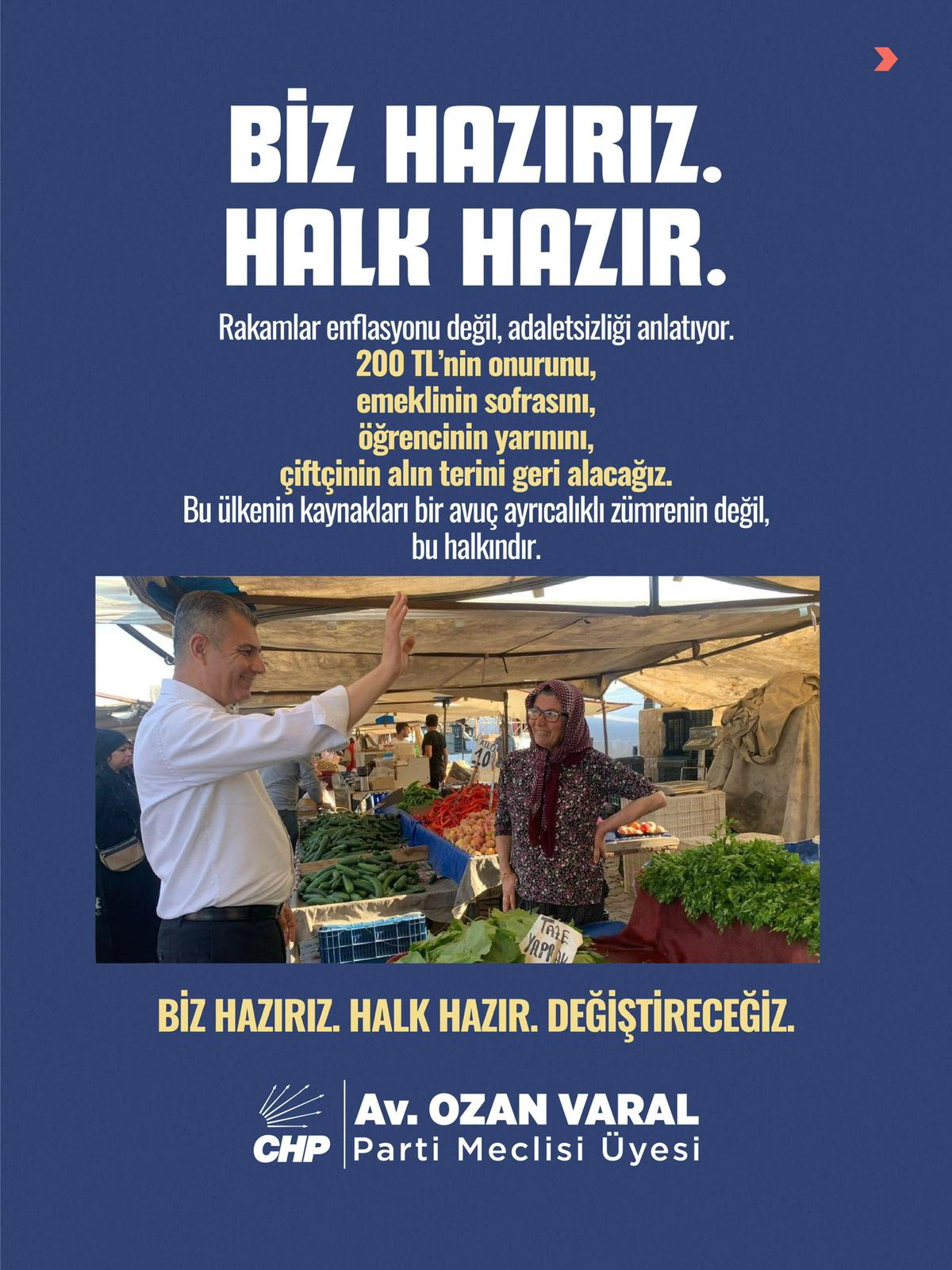 PM ÜYESİ AV. OZAN VARAL: “MATEMATİK YALAN SÖYLEMEZ, HALKIN CÜZDANI HİÇ YALAN SÖYLEMEZ!