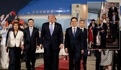 Trump 9 yıl sonra Çin’de: Elon Musk ve Nvidia CEO’su Jensen Huang da heyette