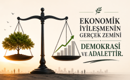 Ekonomik İyileşmenin Gerçek Zemini Demokrasi ve Adalettir.