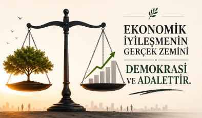 Ekonomik İyileşmenin Gerçek Zemini Demokrasi ve Adalettir.